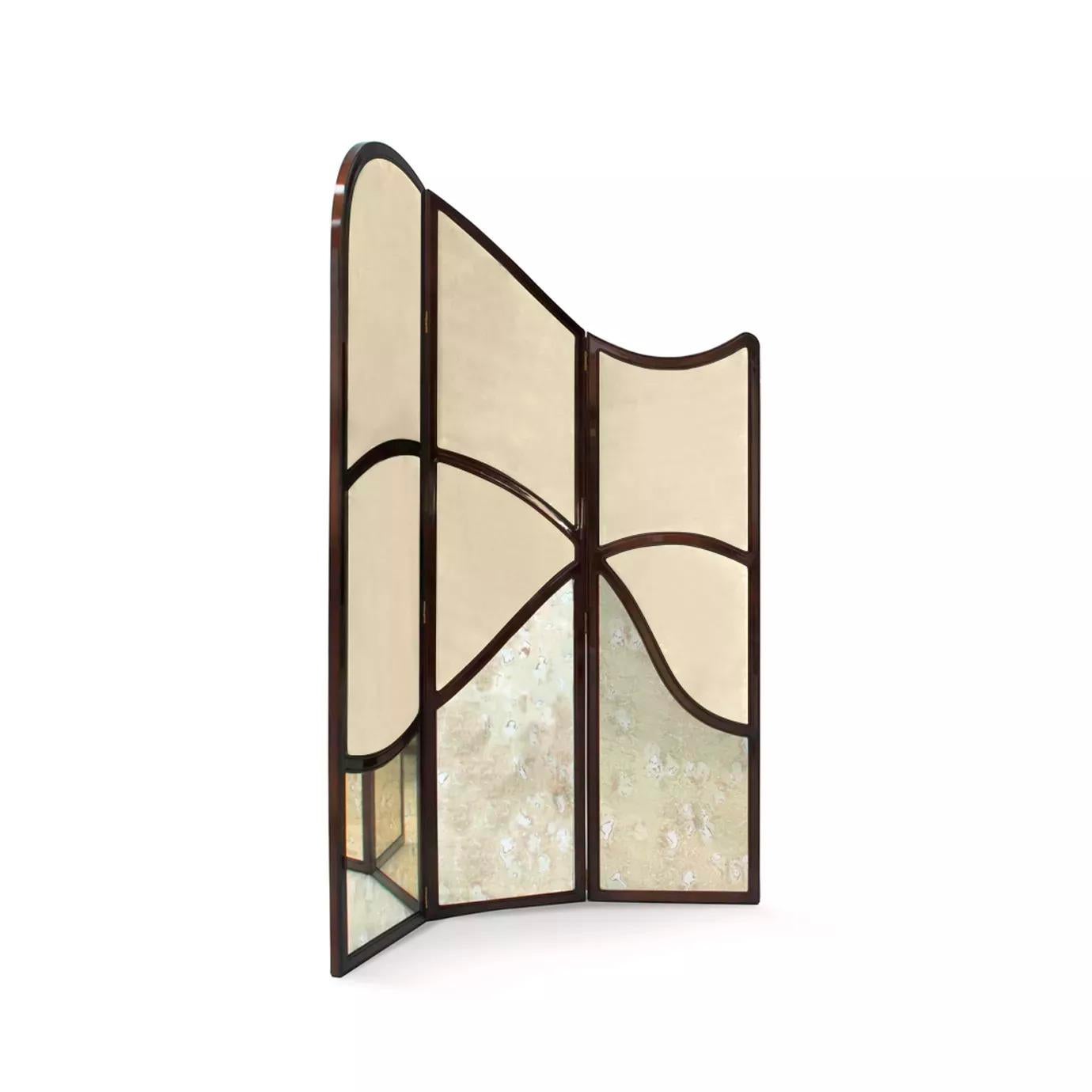 Portuguese Simone Fabric Screen For Sale
