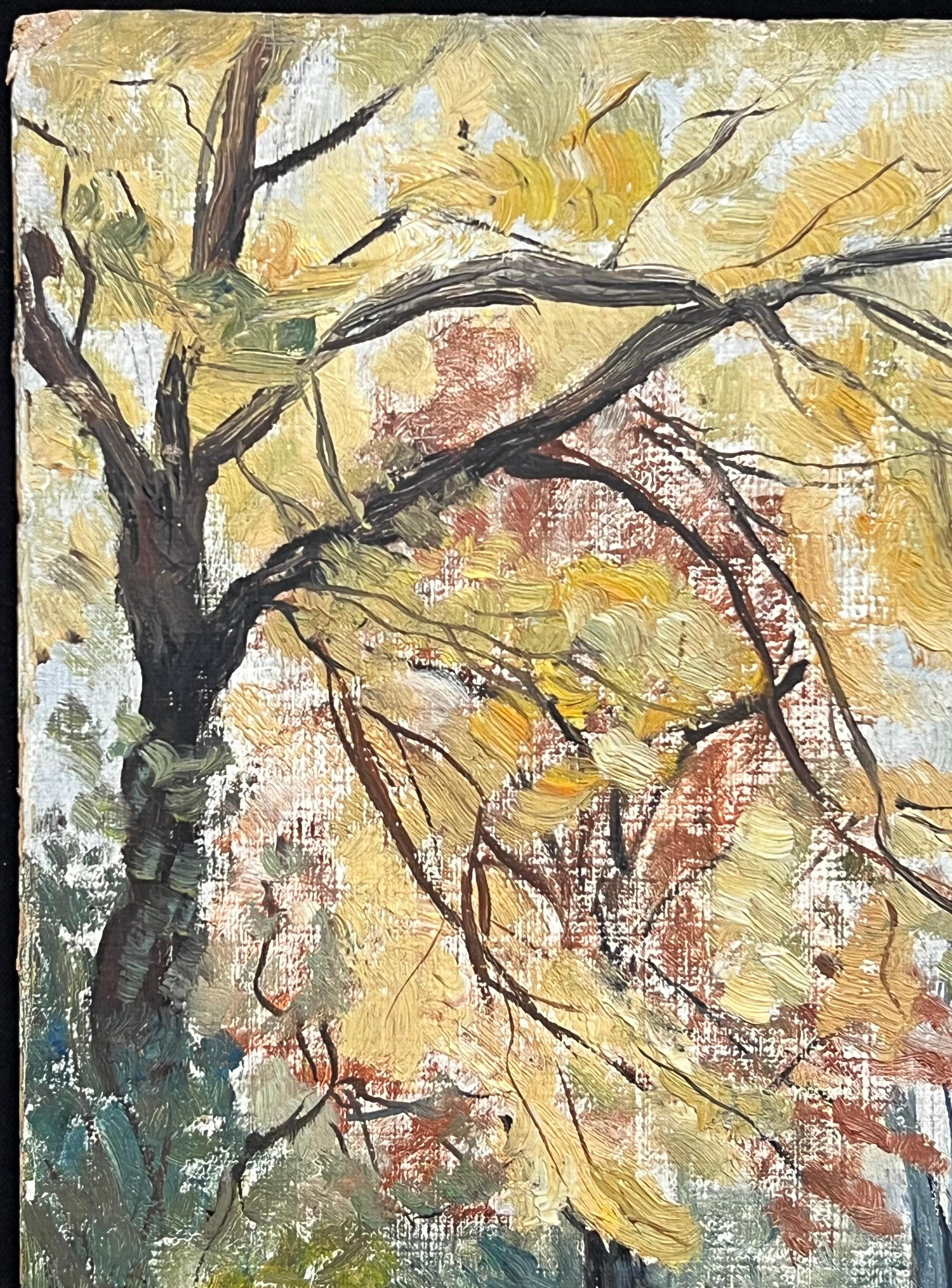 Paisaje de otoño
Simone Forge Impresionista francés de 1930 
óleo sobre tabla sin enmarcar
tablero: 9,5 x 7,5 pulgadas
Procedencia: colección privada
Estado: gran estado 

Para más información, ponte en contacto con nosotros. Gracias, señor. 