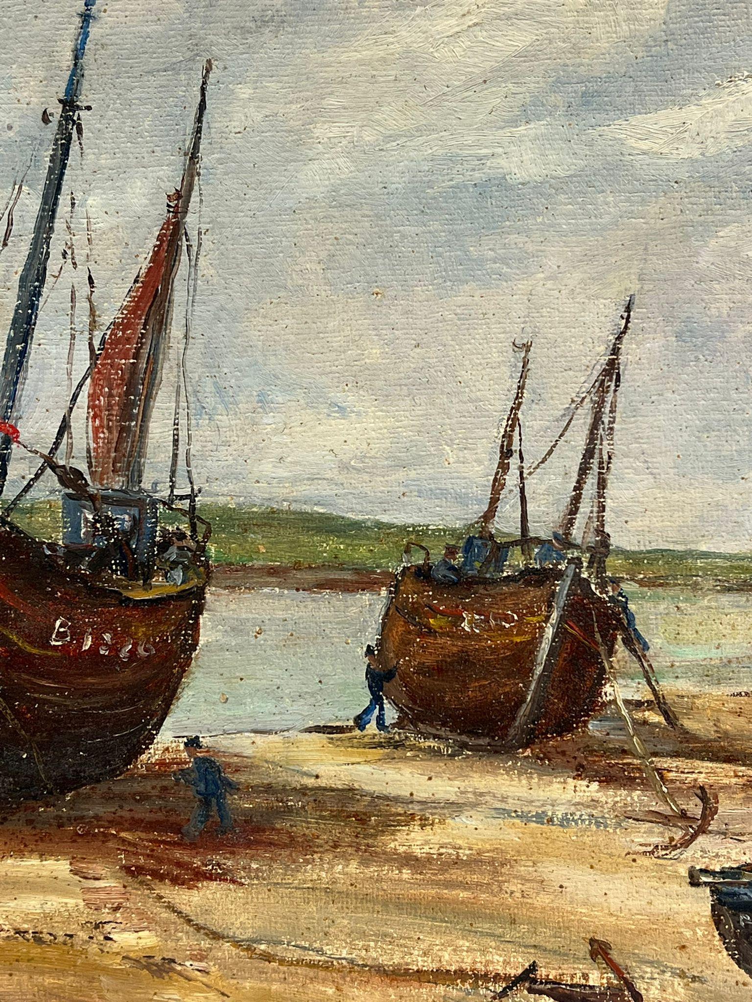 Etaples
Simone Forge 1950er Jahre Französisch Impressionist  
Öl auf Karton ungerahmt
Brett: 13 x 16 Zoll
verso beschriftet
Provenienz: Privatsammlung, Paris
Zustand: insgesamt guter und gesunder Zustand 

Für weitere Informationen wenden Sie sich