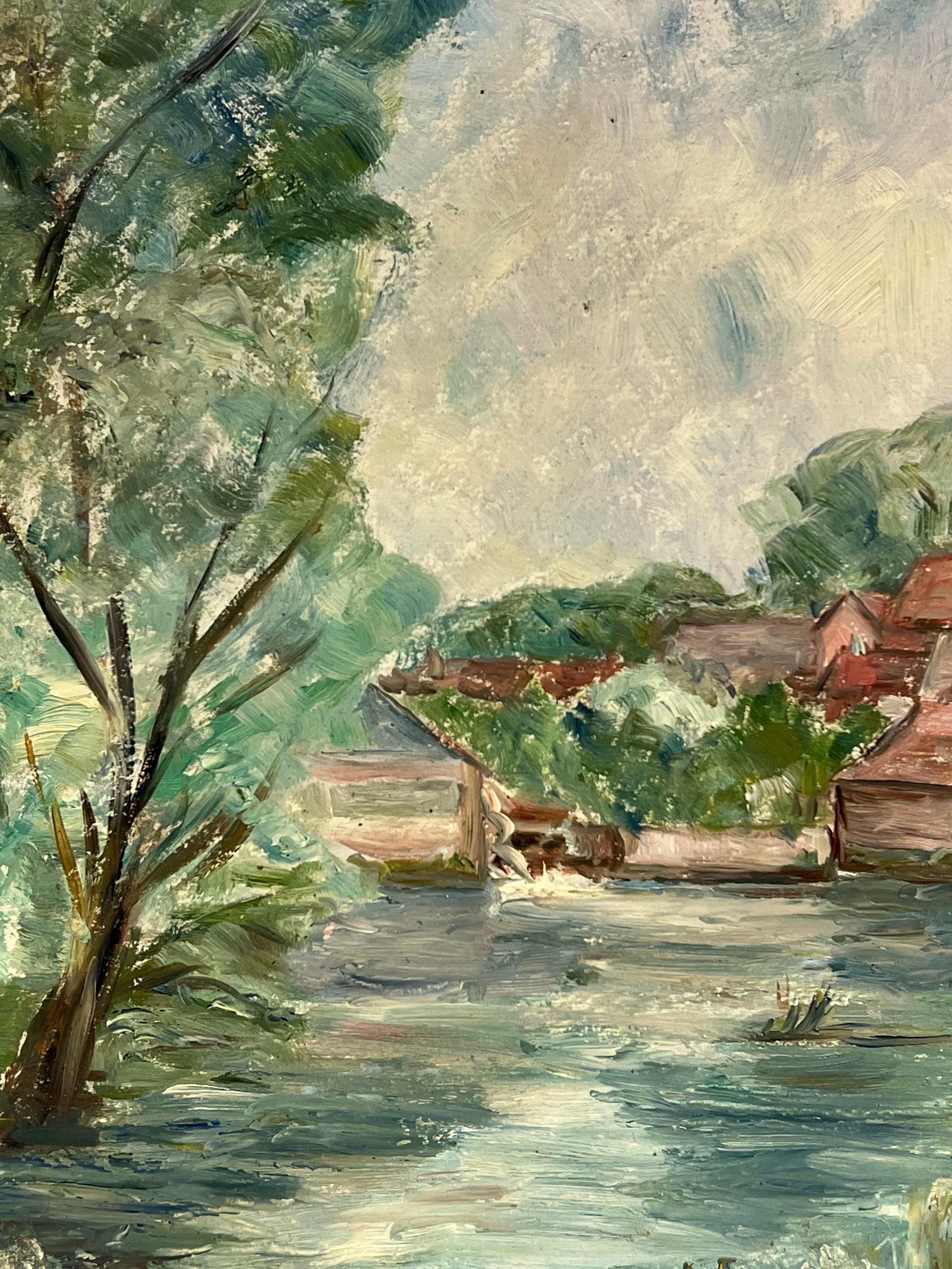 Dorf Riverside
Simone Forge 1930er Jahre Französischer Impressionist  
Öl auf Karton ungerahmt
Brett: 13 x 16 Zoll
Provenienz: Privatsammlung
Condit: sehr guter Zustand 

Für weitere Informationen wenden Sie sich bitte an uns, wenn Sie Fragen haben.