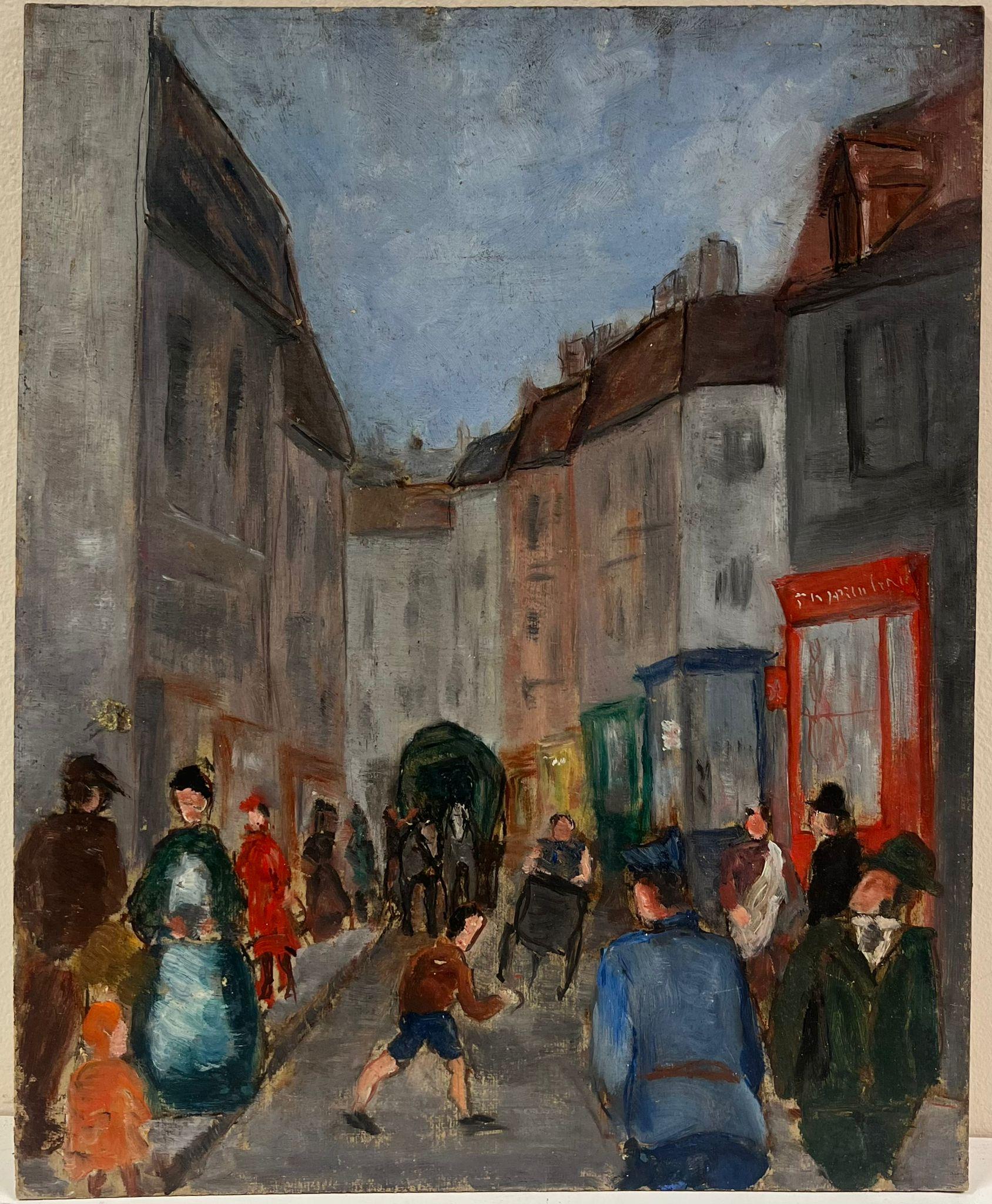 Französische postimpressionistische Ölbüstenfiguren aus der Mitte des 20. Jahrhunderts, Französisch – Painting von Simone Forge