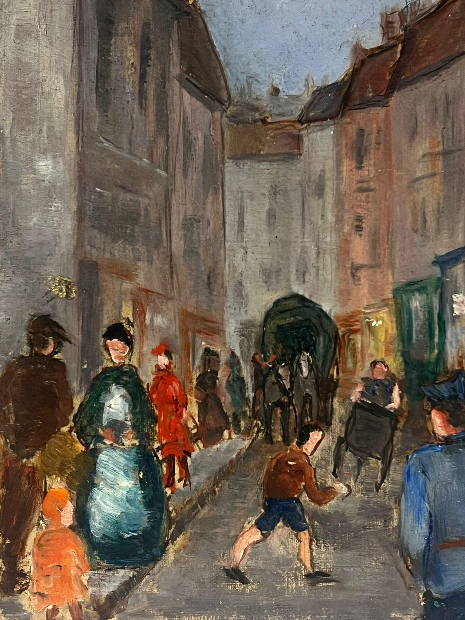 Französische postimpressionistische Ölbüstenfiguren aus der Mitte des 20. Jahrhunderts, Französisch (Impressionismus), Painting, von Simone Forge