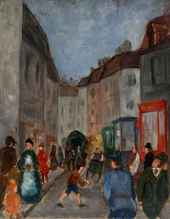 Französische postimpressionistische Ölbüstenfiguren aus der Mitte des 20. Jahrhunderts, Französisch