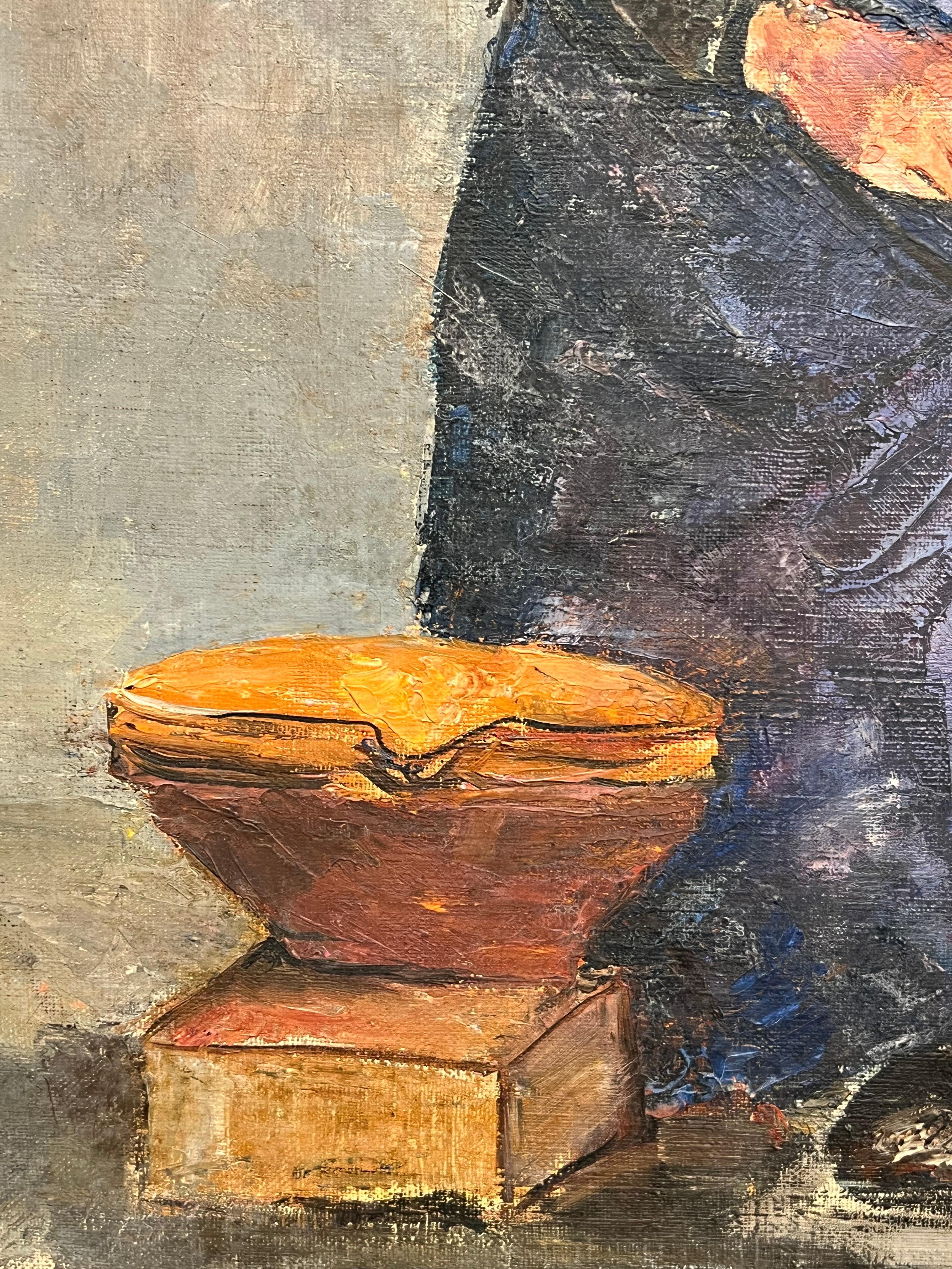 Ritratto di donna anziana
Simone Forge 1930 Impressionista francese 
olio su tela senza cornice
tela: 18 x 15 pollici
Provenienza: collezione privata
Condit: ottime condizioni

Per ulteriori informazioni, contattaci per qualsiasi domanda. Grazie. 