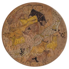 Simone Lai /Fancello Plate Wall Terracotta, 1930, Italy