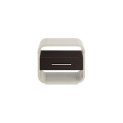 SIMONE Nightstand with Ebony Makassar Drawer