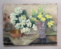 Simone Perrault, Stillleben, Öl auf Leinwand