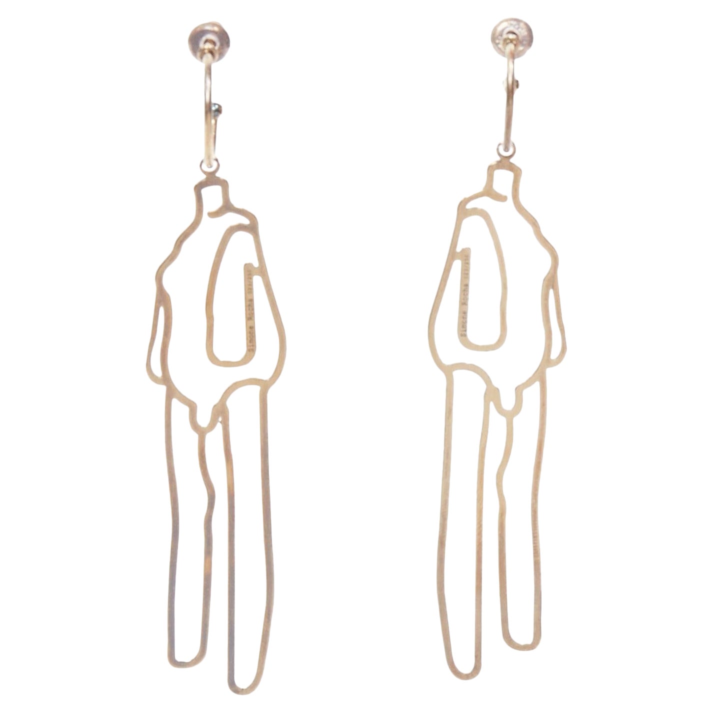 Simone Rocha 2019 Hauser Wirth Louise Bourgeois Senza Titolo 1995 Orecchini Coppia in vendita