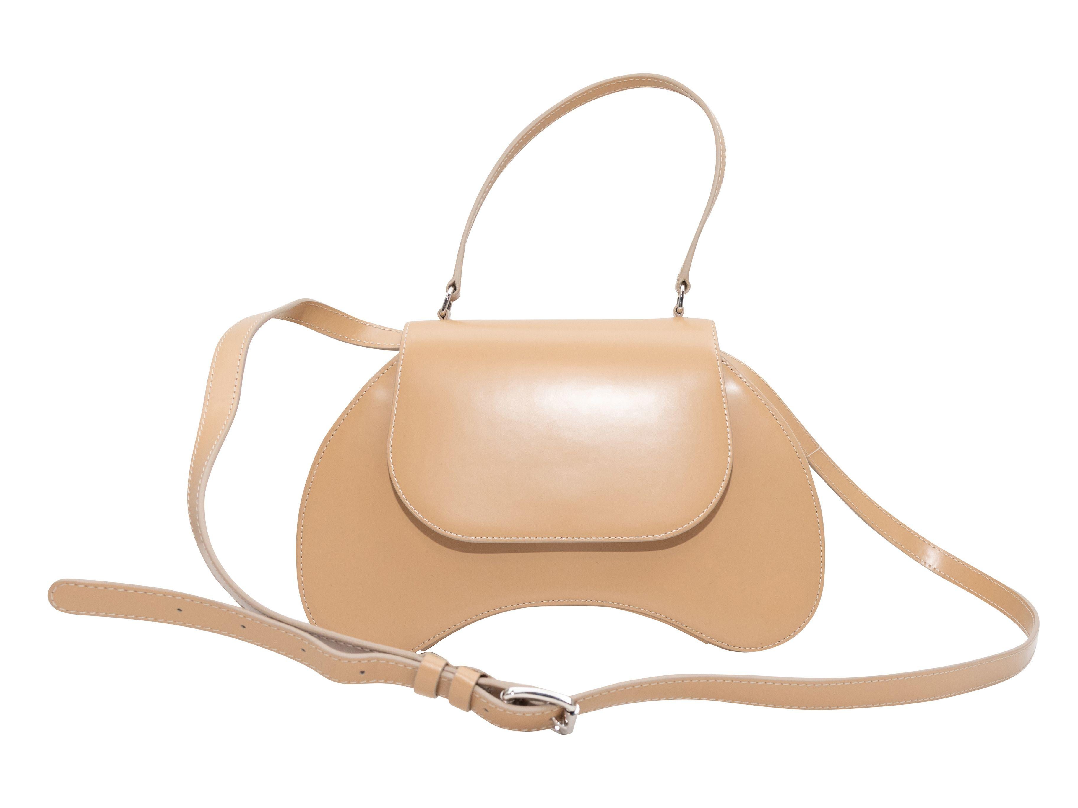 Simone Rocha Beige Leather Bean-Shaped Handbag 2