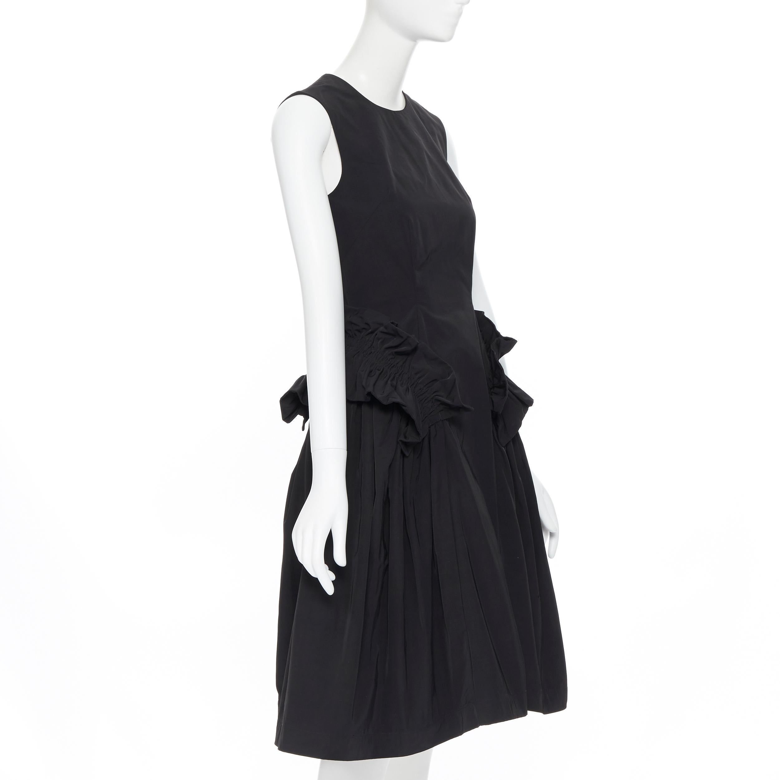 simone rocha blue velvet dress
