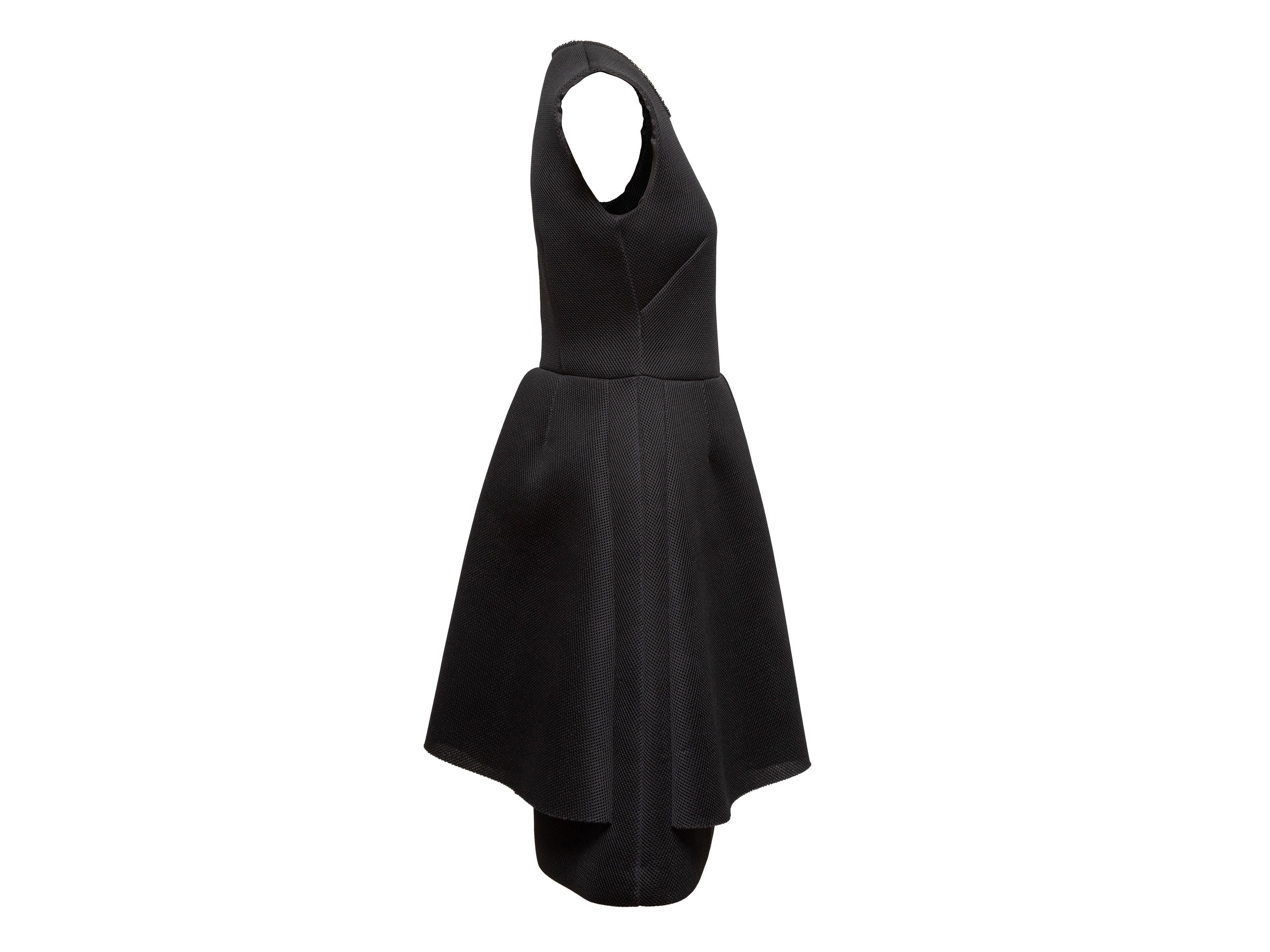 Women's Simone Rocha Black Sleeveless Neoprene Dress