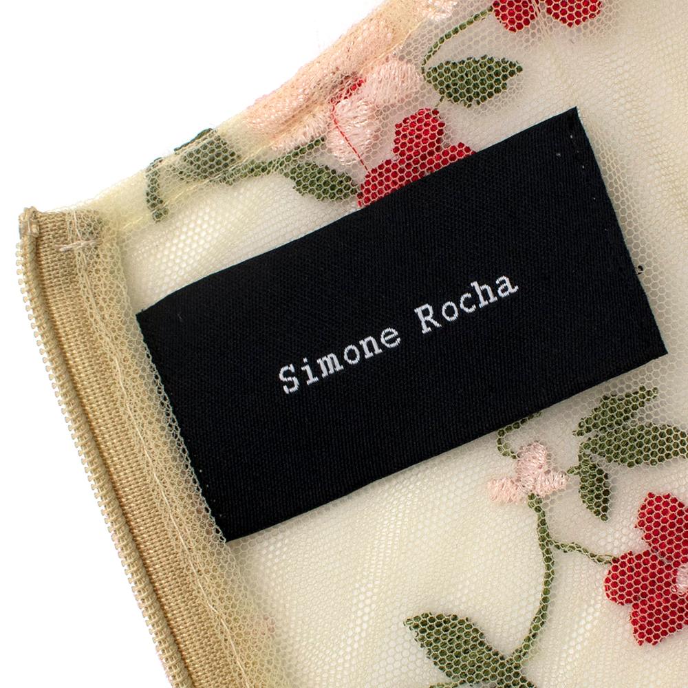 simone rocha floral dress