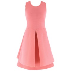 Simone Rocha Pink Neoprene Coat and Dress SIZE Dress 6 UK/ Coat 8 UK