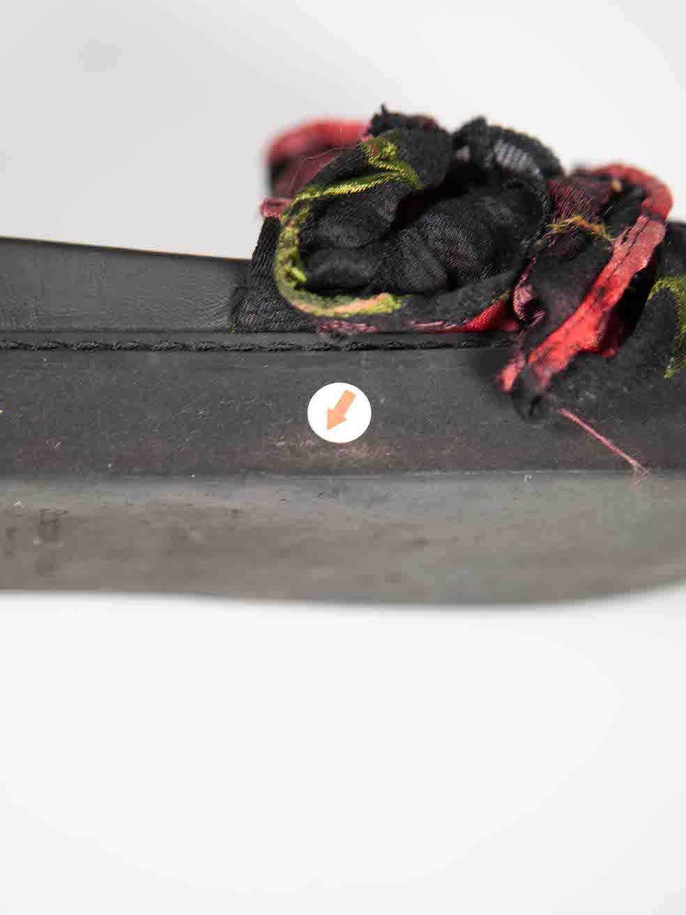 Simone Rocha escarpins à volants en jacquard floral taille IT 37 Pour femmes en vente