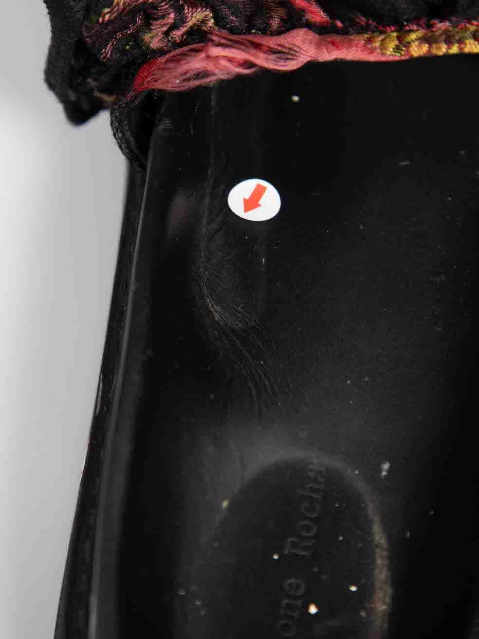 Simone Rocha escarpins à volants en jacquard floral taille IT 37 en vente 1