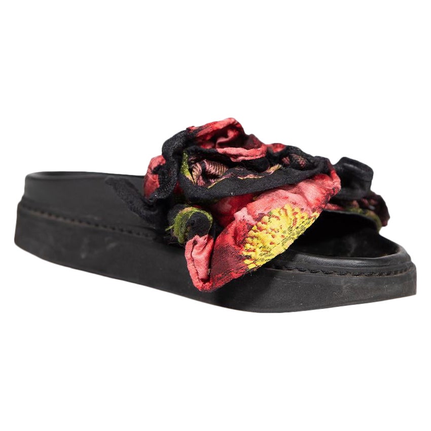 Simone Rocha escarpins à volants en jacquard floral taille IT 37 en vente