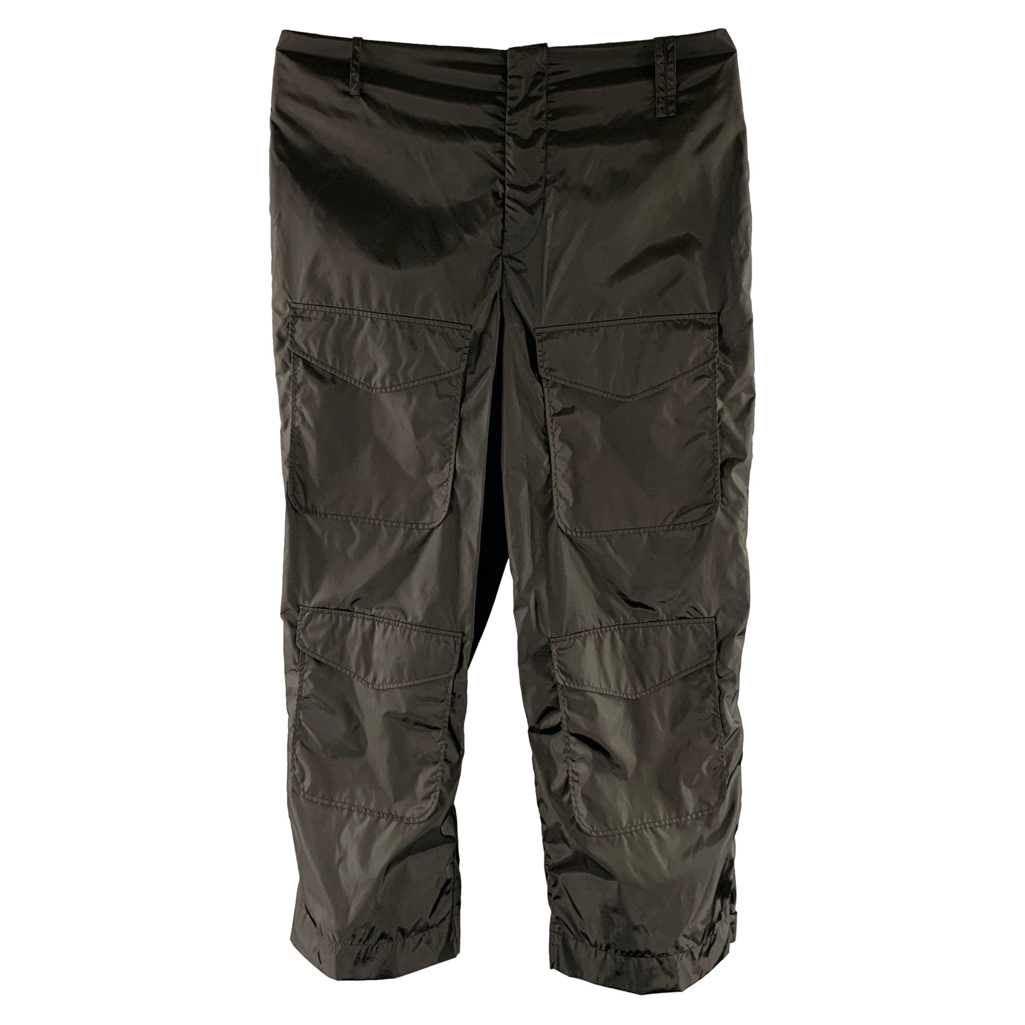 Pre-owned Simone Rocha Size L Black Polyester Cargo Casual Pants
