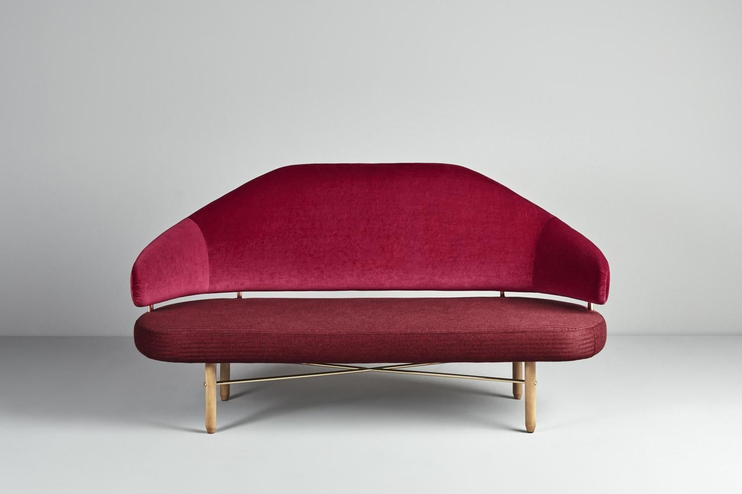 Fabric Simone Sofa by Pepe Albargues For Sale