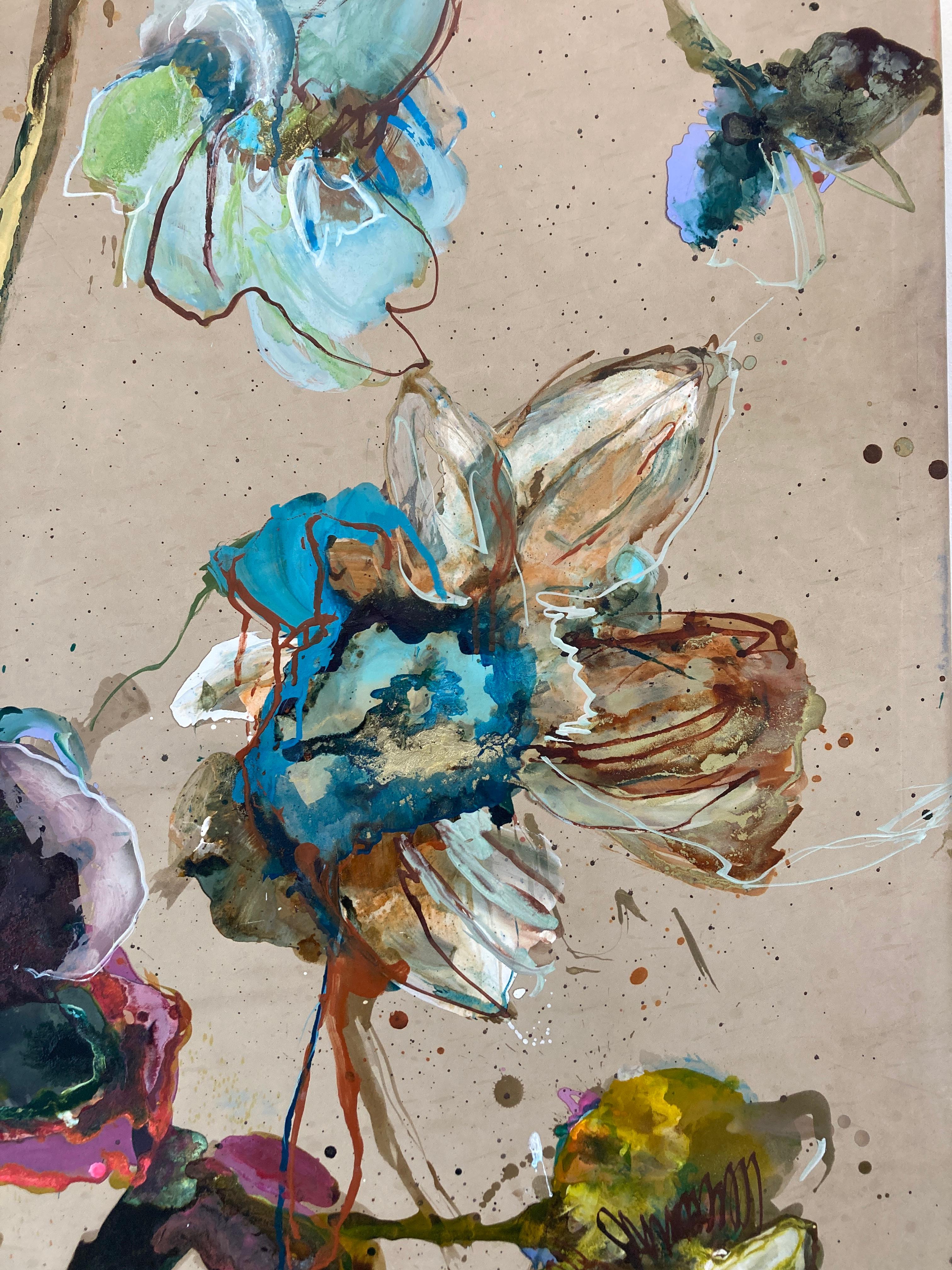 Florecimiento y perdición - Painting Expresionismo abstracto de Simone Theelen