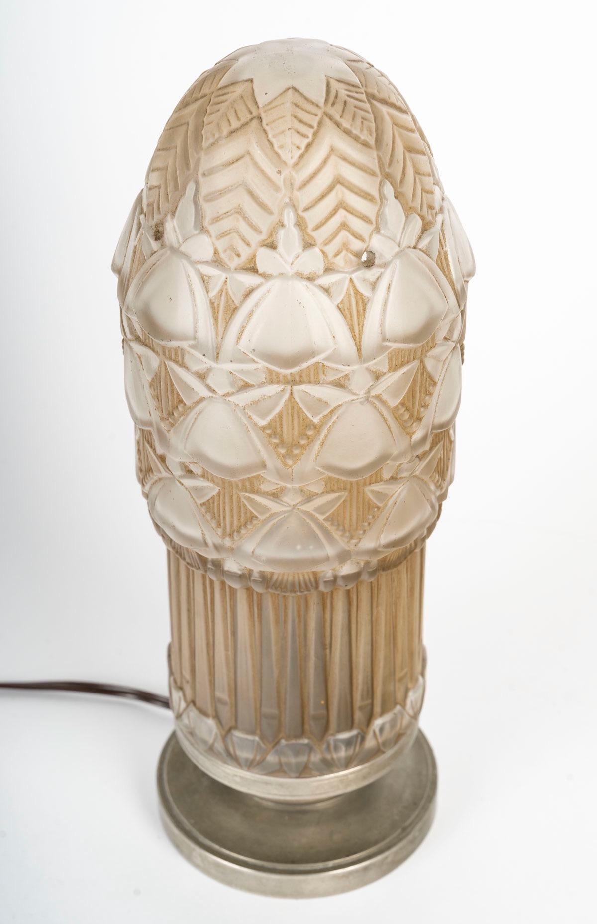 Simonet Frères Éditeurs y Henri Dieupart, Lámpara eléctrica Veilleuse, hacia 1930 Francés en venta