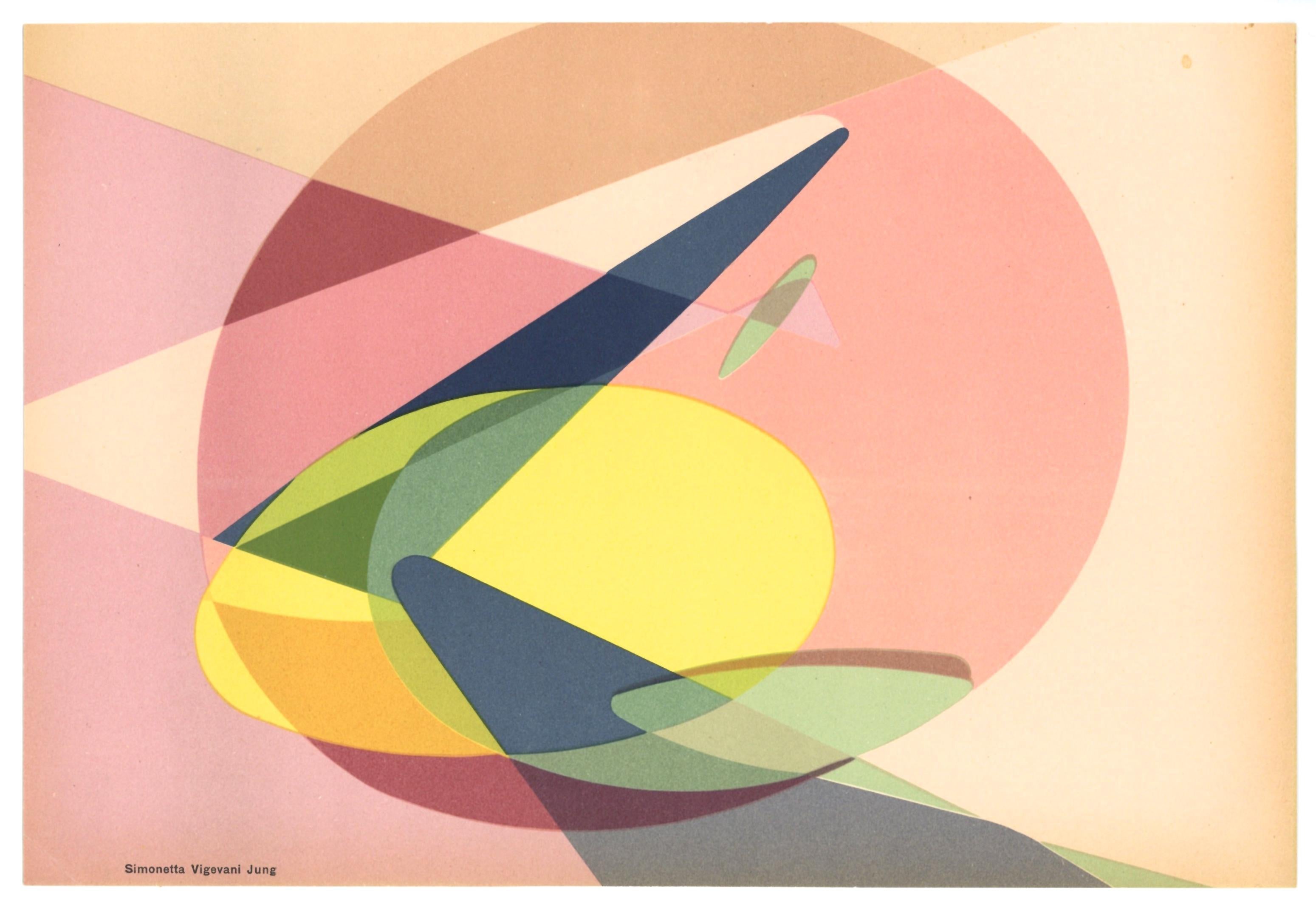 lithograph - Print by Simonetta Jung