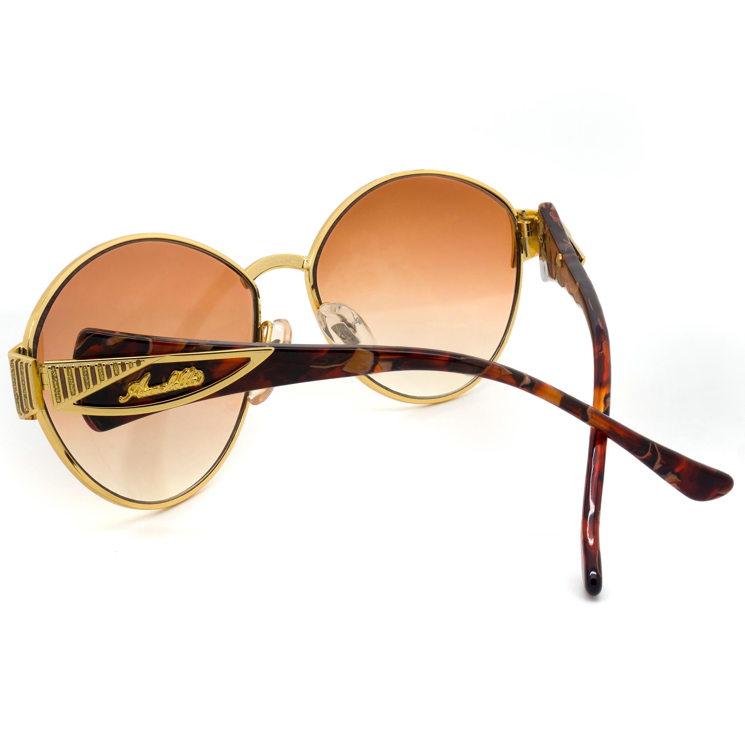 Simonetta Ravizza by Annabella 80s oversized vintage sunglasses In New Condition For Sale In Santa Clarita, CA