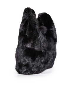Simonetta Ravizza Furrissima Black Mink Fur Bag