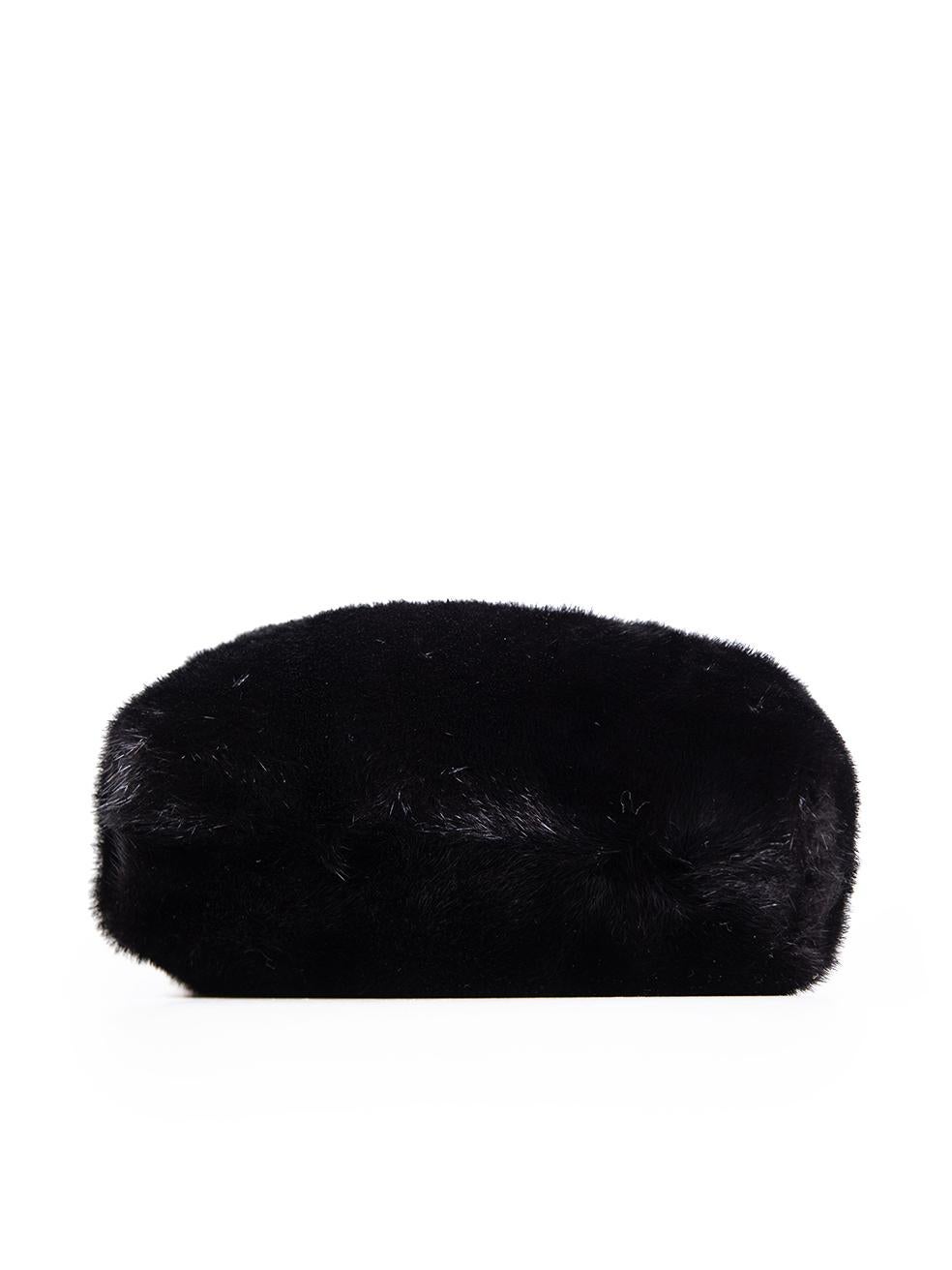 Women's Simonetta Ravizza Furrissima Black Mink Fur Bag