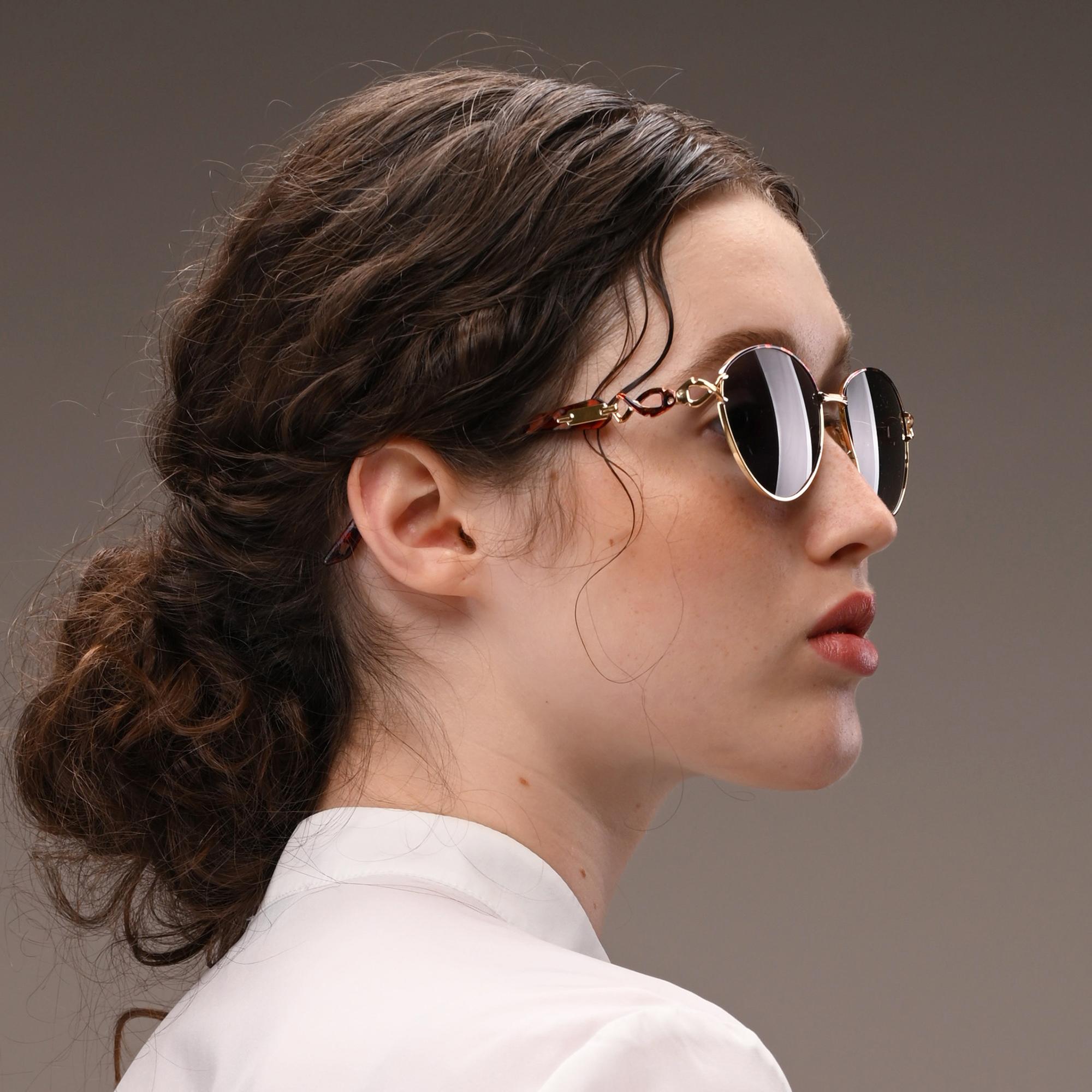 Simonetta Ravizza Vintage Sonnenbrille mit Schmuckelementen im Angebot 6