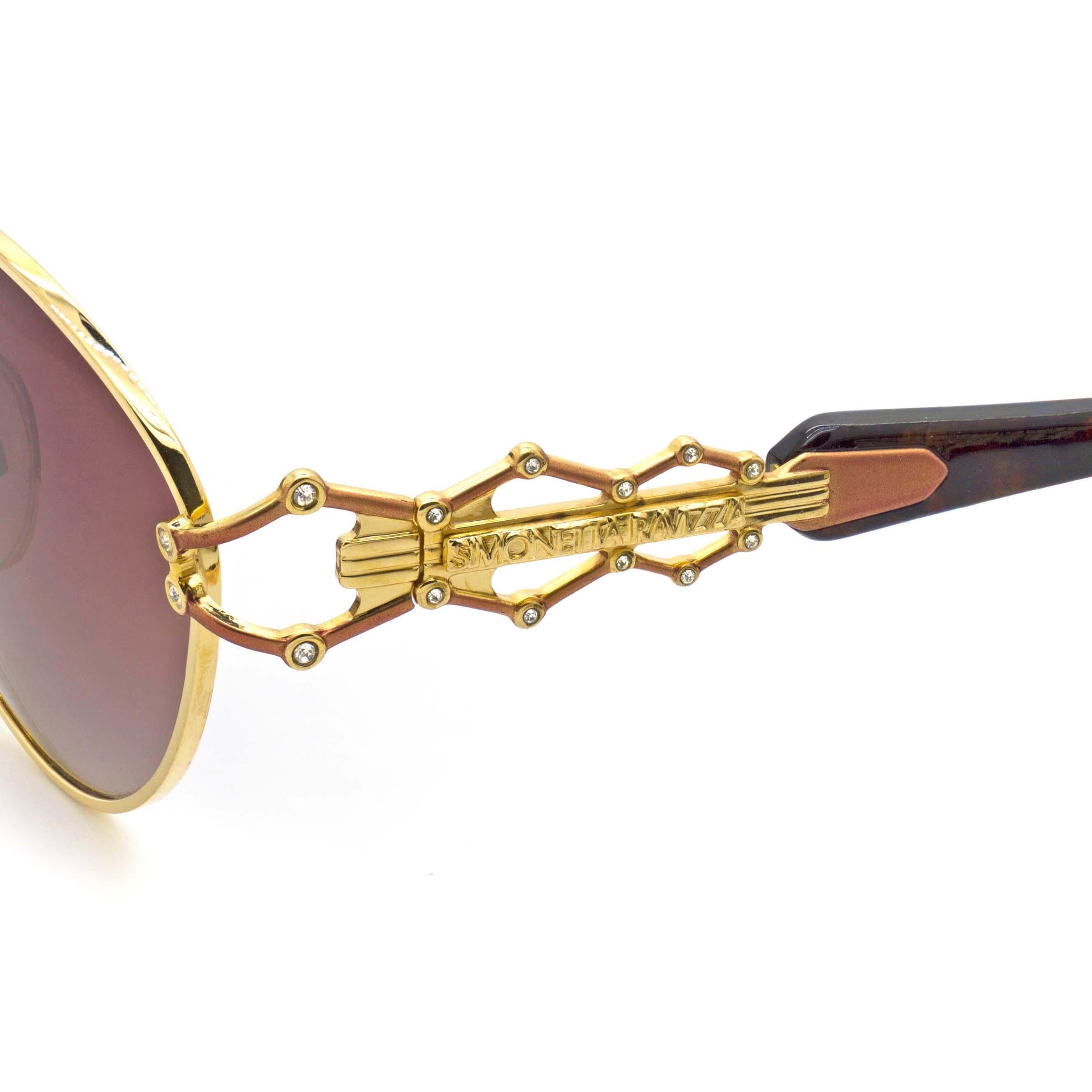 Simonetta Ravizza jewelry vintage sunglasses In New Condition For Sale In Santa Clarita, CA