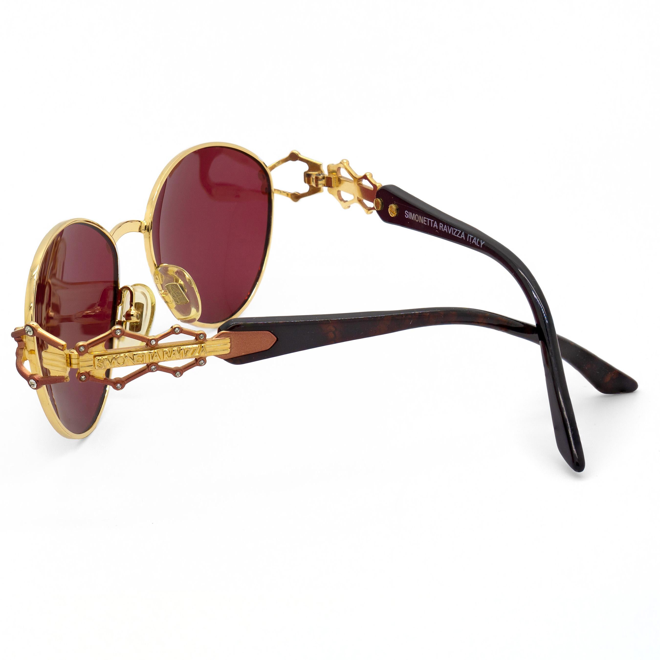 Ravizza-Schmuck Vintage-Sonnenbrille Damen im Angebot