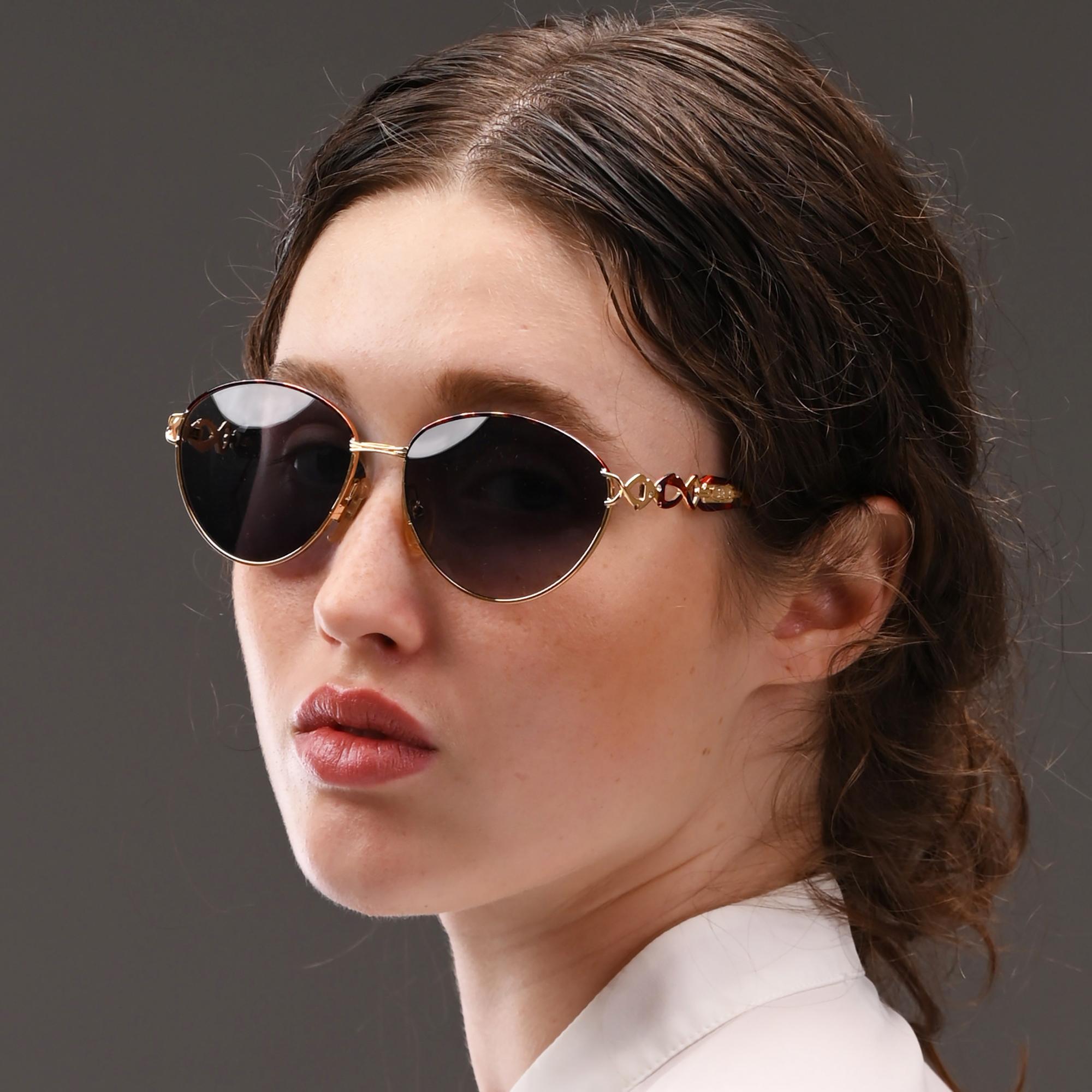 Simonetta Ravizza Vintage Sonnenbrille mit Schmuckelementen im Angebot 2