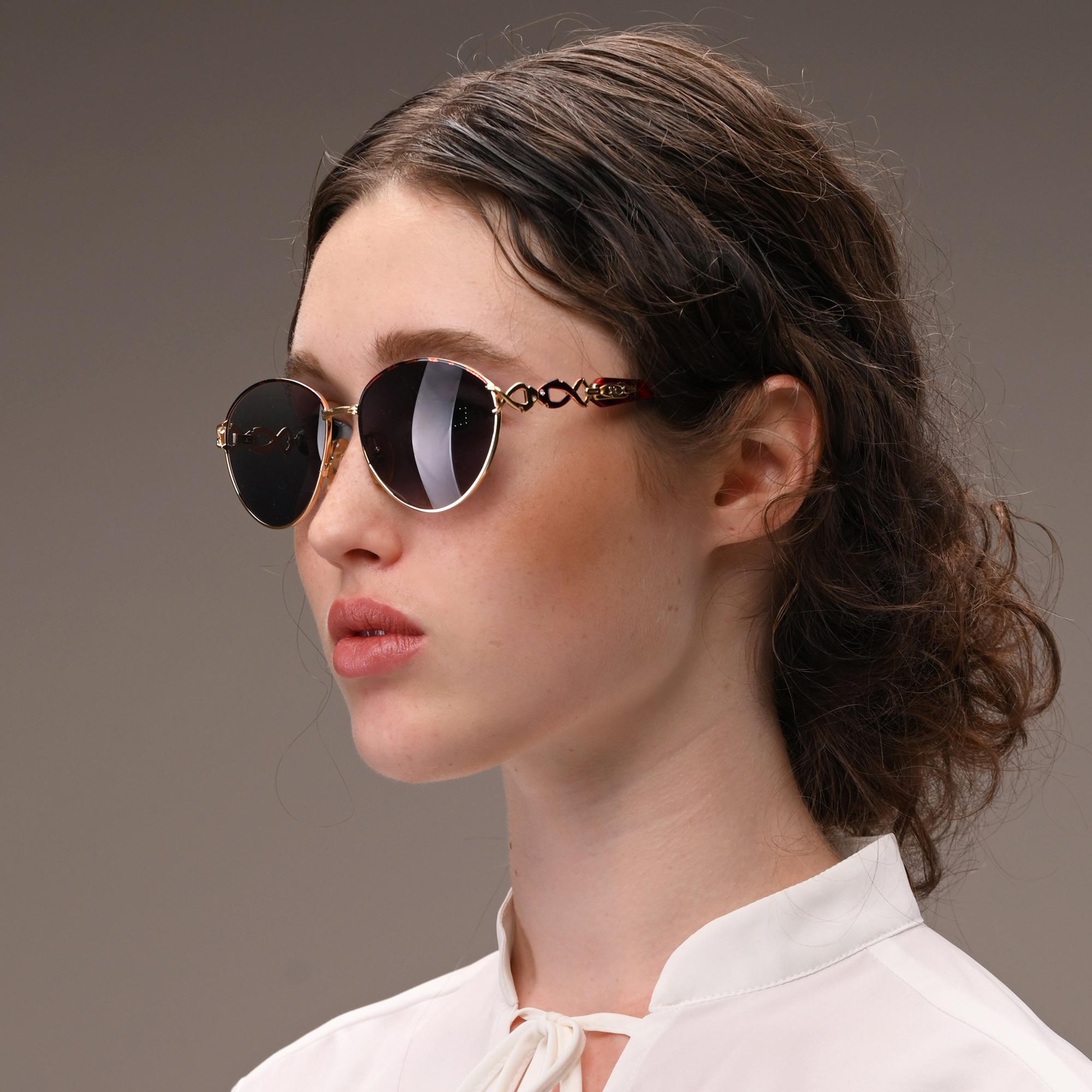 Simonetta Ravizza Vintage Sonnenbrille mit Schmuckelementen im Angebot 3