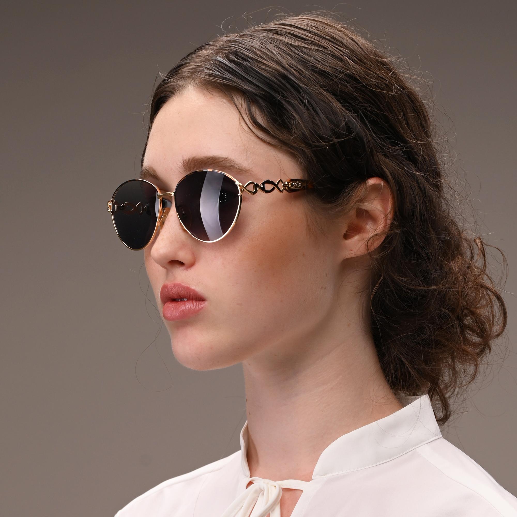 Simonetta Ravizza Vintage Sonnenbrille mit Schmuckelementen im Angebot 4