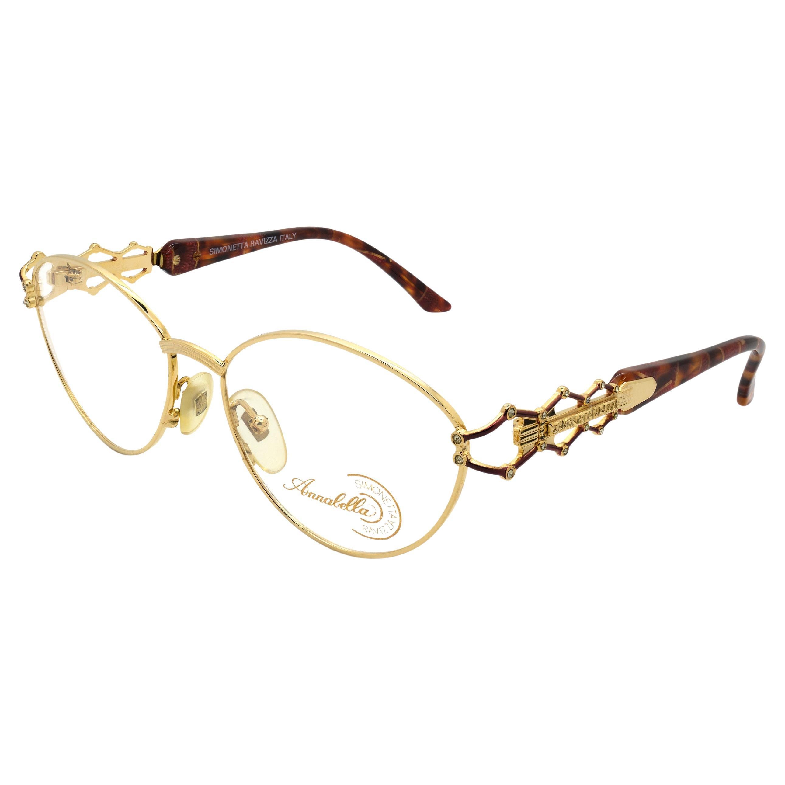 Simonetta Ravizza jewelry vintage glasses frame For Sale