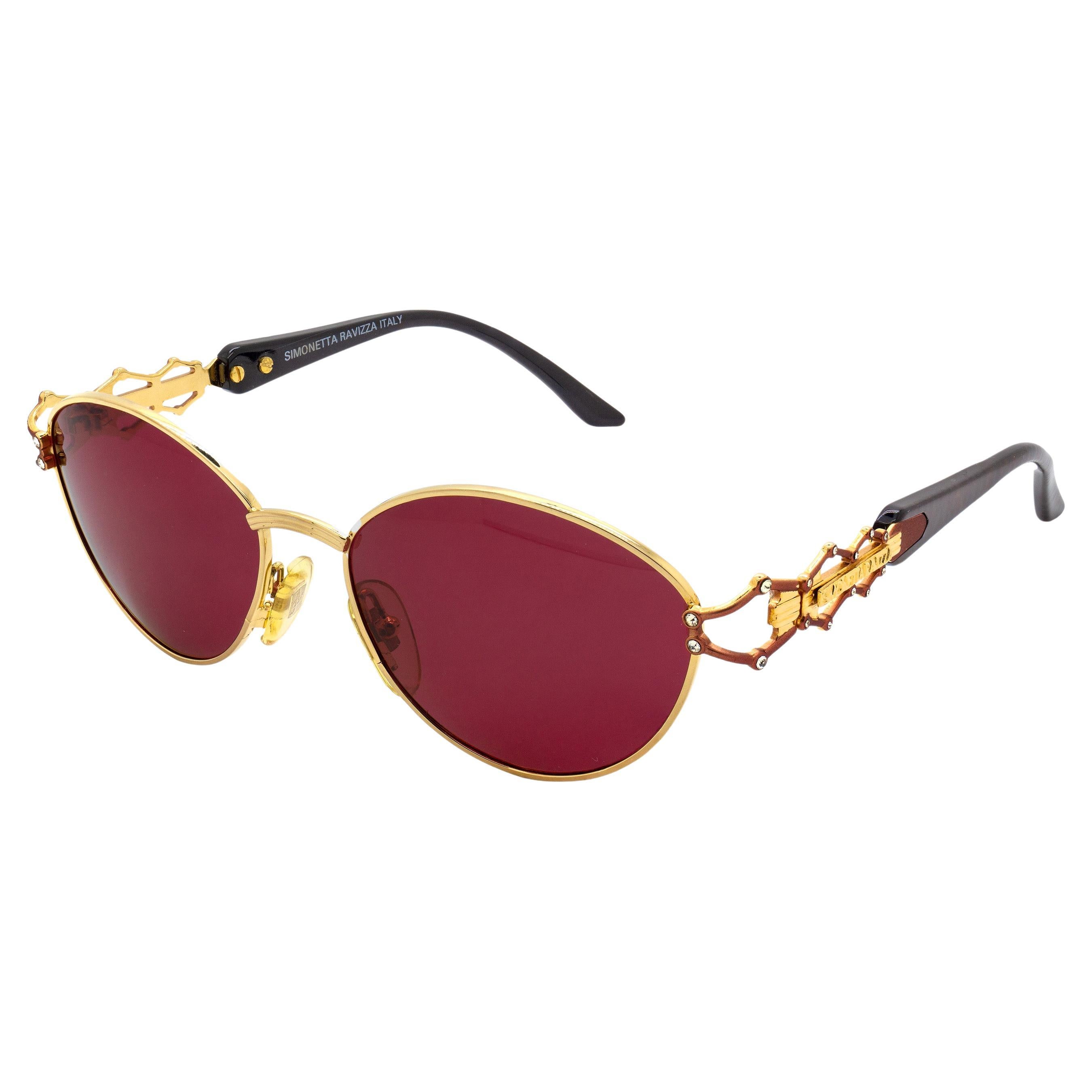 Simonetta Ravizza jewelry vintage sunglasses For Sale