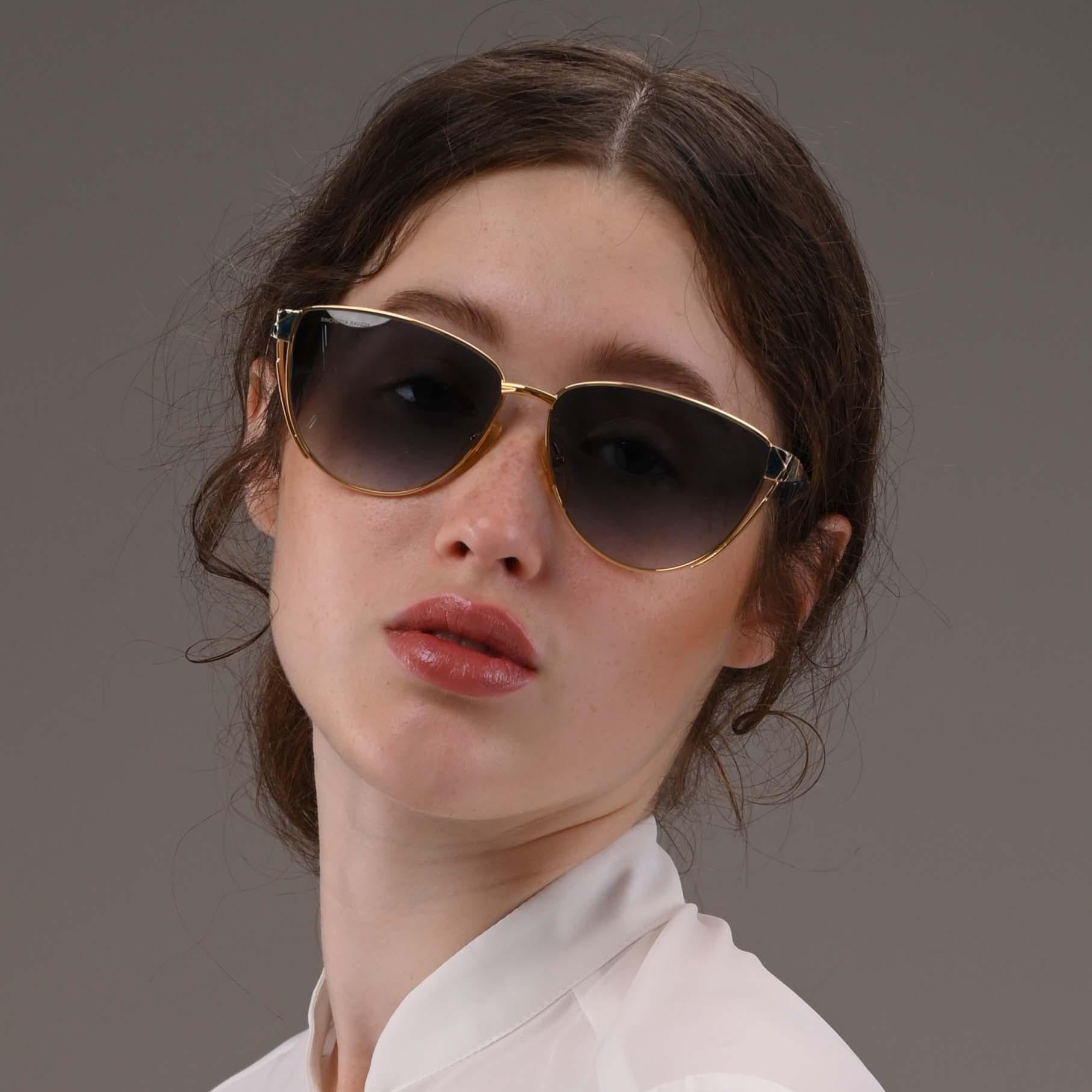 Simonetta Ravizza - Lunettes de soleil vintage surdimensionnées en vente 3