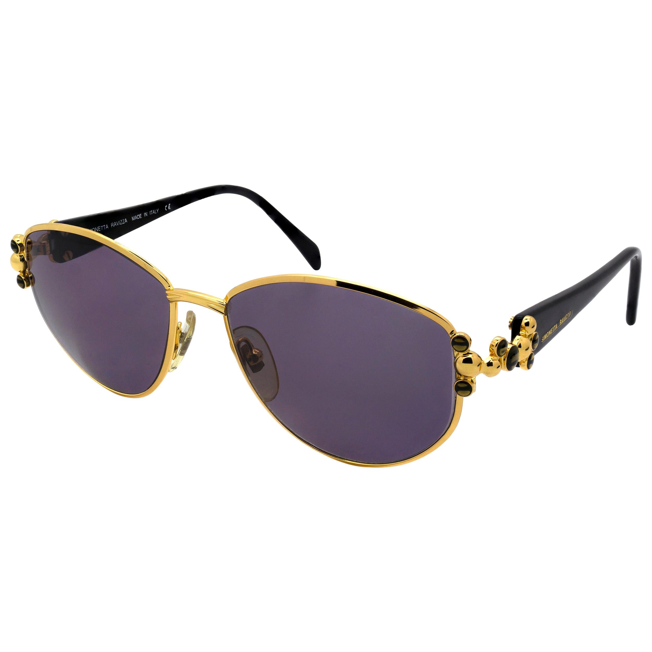 Simonetta Ravizza vintage sunglasses for women 1980s For Sale