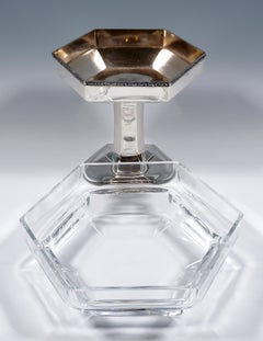 Simple and Elegant Art Nouveau Silver Centerpiece by Viennese Master, ca. 1900