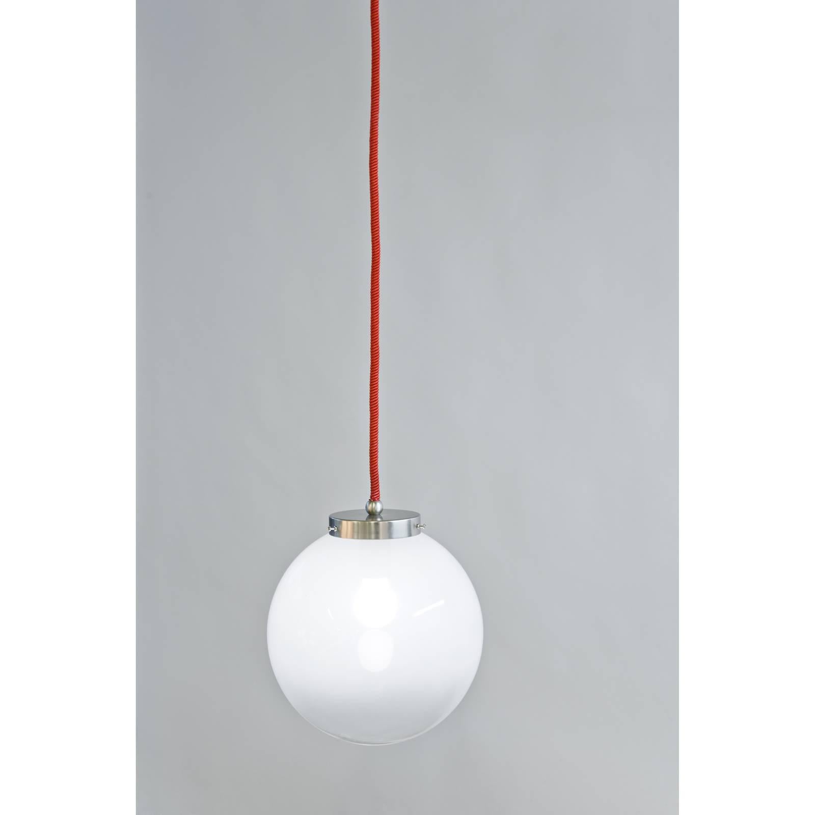 Modern Simple and Elegant Opaline Glass Ceiling Lamp Custom Made Different Colours For Sale