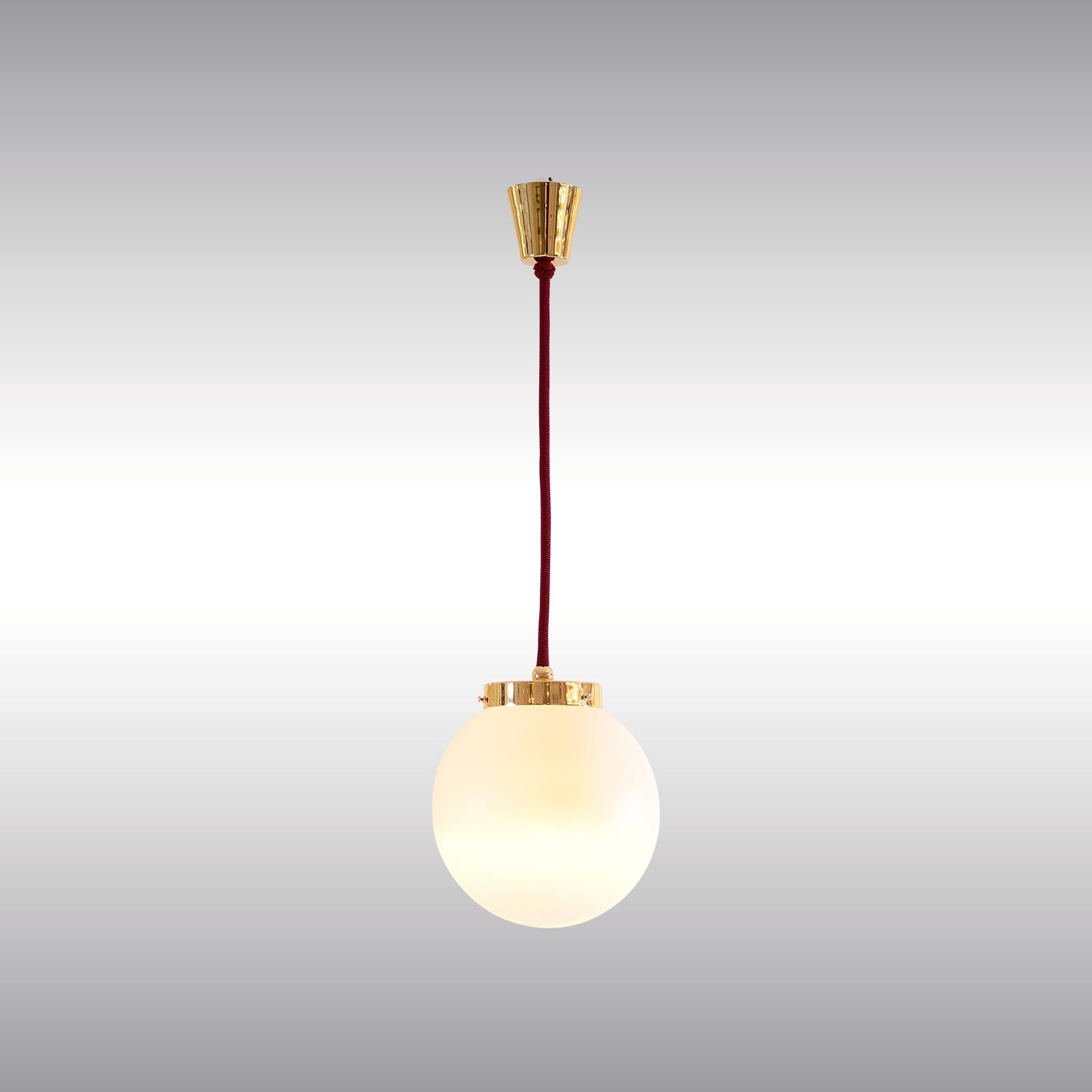 Contemporary Simple and Elegant Opaline Glass Ceiling Lamp Custom Made Different Colours For Sale