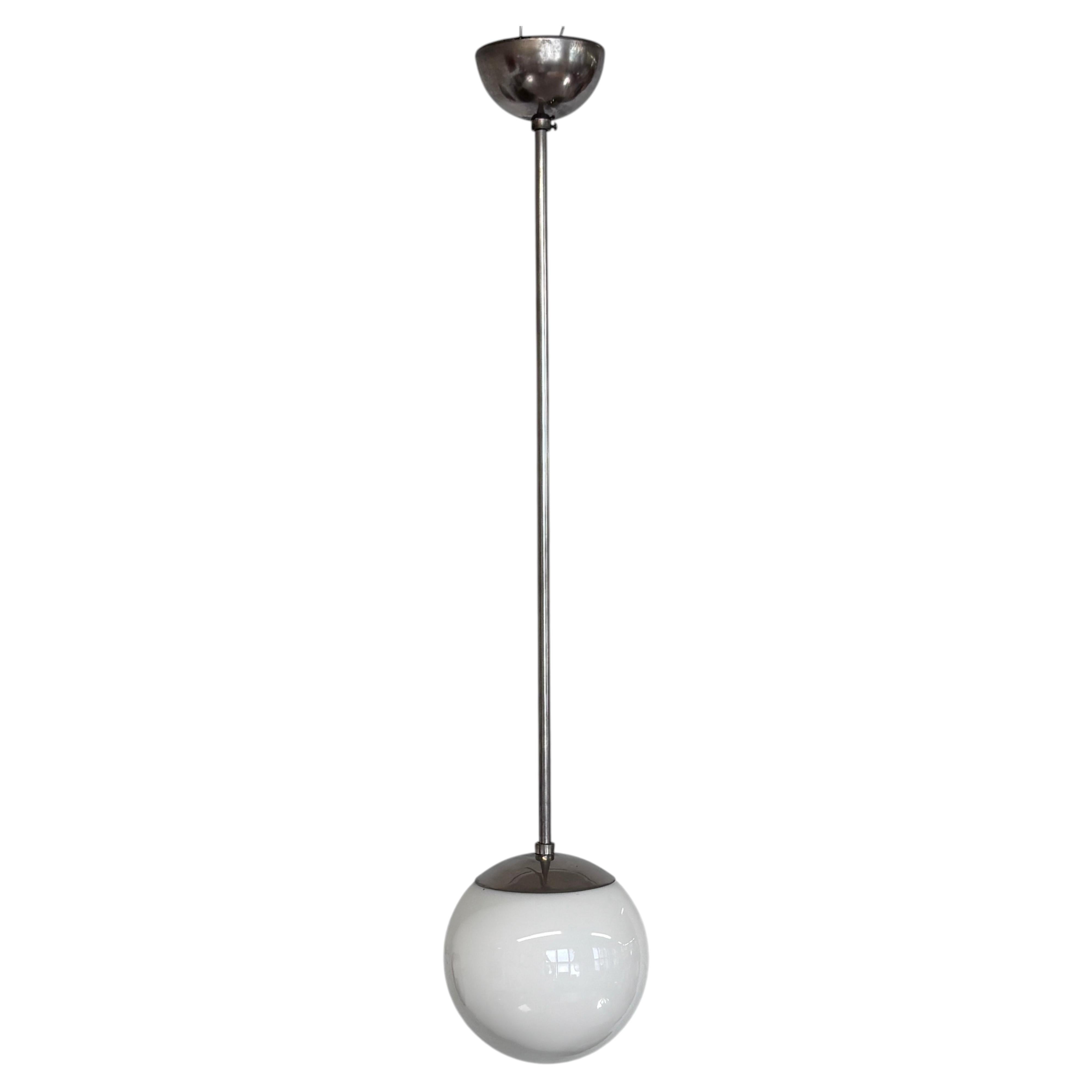 Simple and Elegant Pendant Lamp, By Paavo Tynell For Idman, Finland, 1950s For Sale