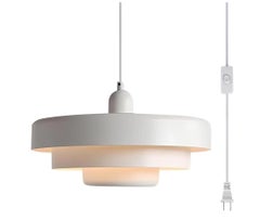 Simple and Sleek Modern Organic Nordic Style Metal Pendant Light