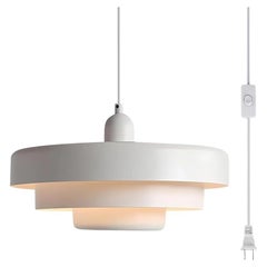 Simple and Sleek Modern Organic Nordic Style Metal Pendant Light