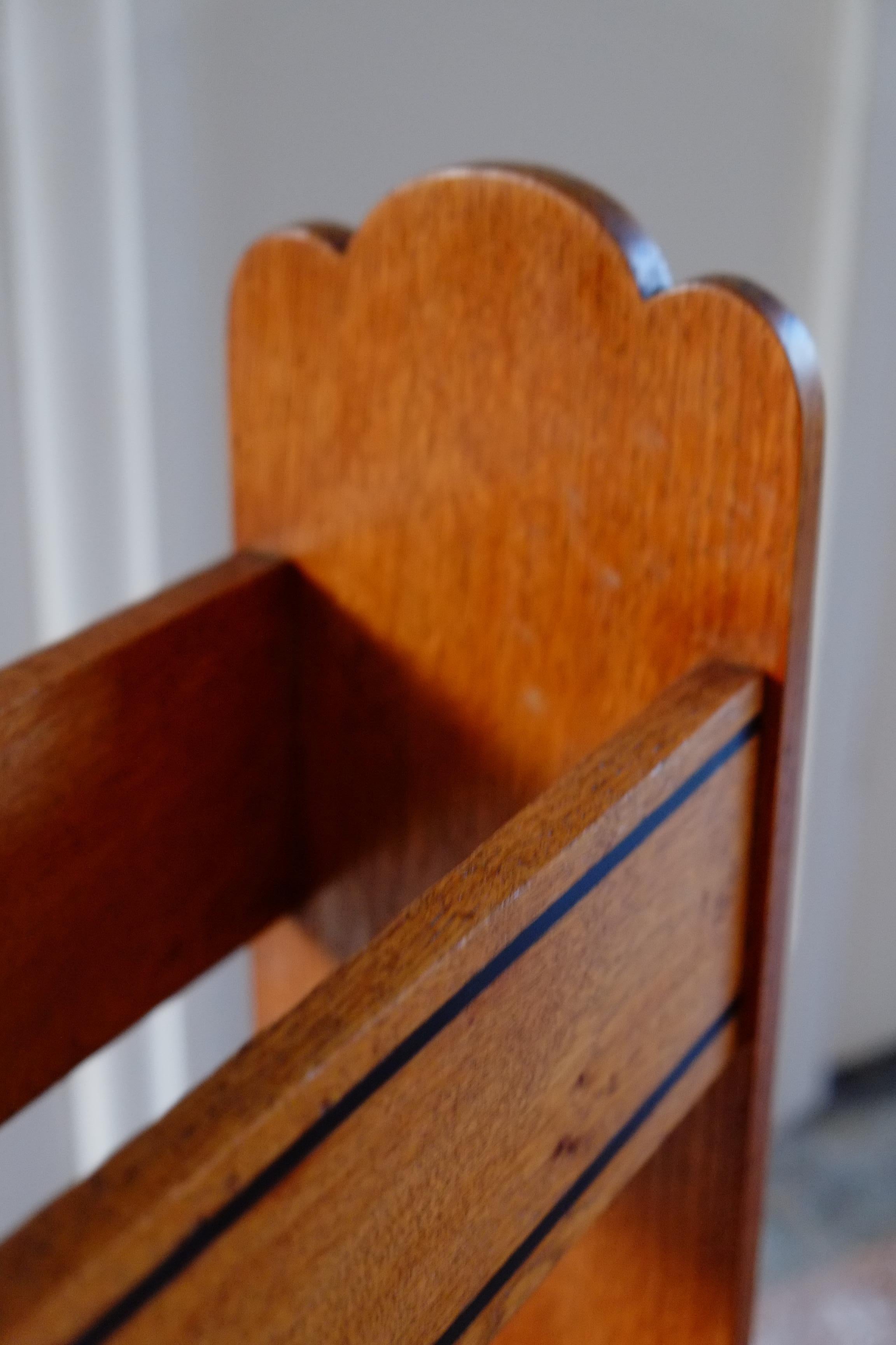 1920's English Arts and Crafts Oak Stick Stand 2