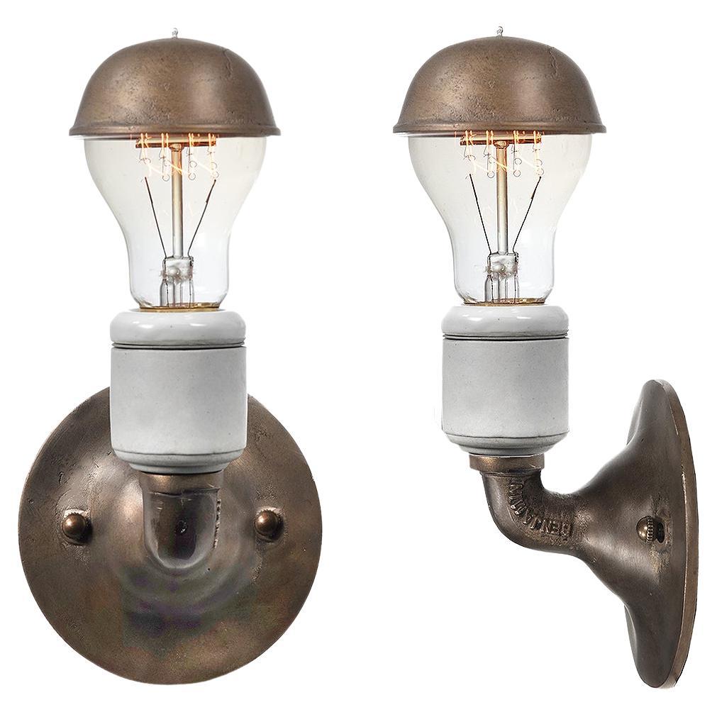 Simple Capped Industrial Sconces