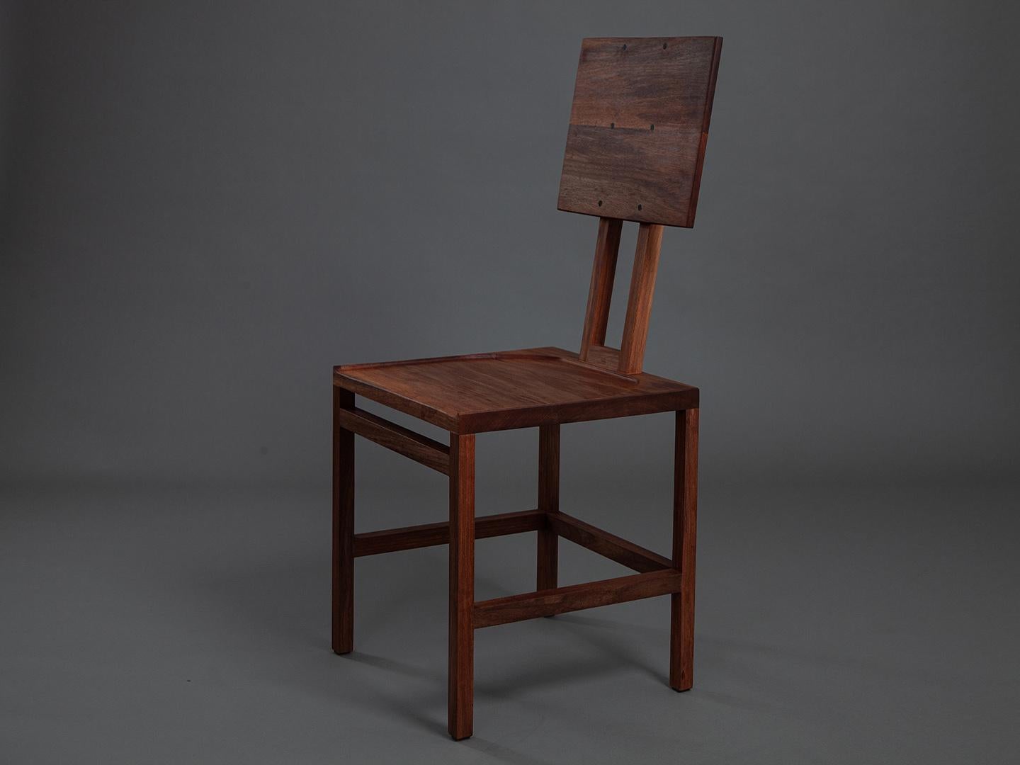 Hand-Crafted The Simple Chair. Solid Wood and Nothing Else Design by Amilcar Oliveira For Sale