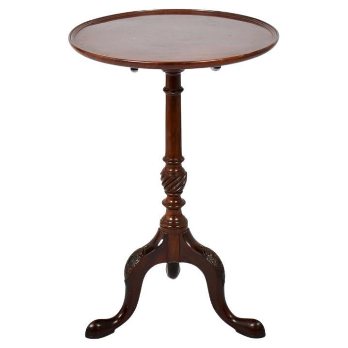 Simple Circular Tilt Top Occasional Table Circa, 1770