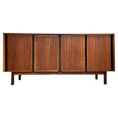 Simple + Classic WALNUT Mid Century MODERN CREDENZA / Media Stand / Sideboard