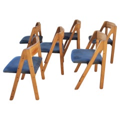 Simple Danish Pine Chair by Nissen & Gehl 1970, Model: Fyrkat